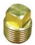 Moeller 02030710 Corrosion-Resistant Brass Boat Drain Closure