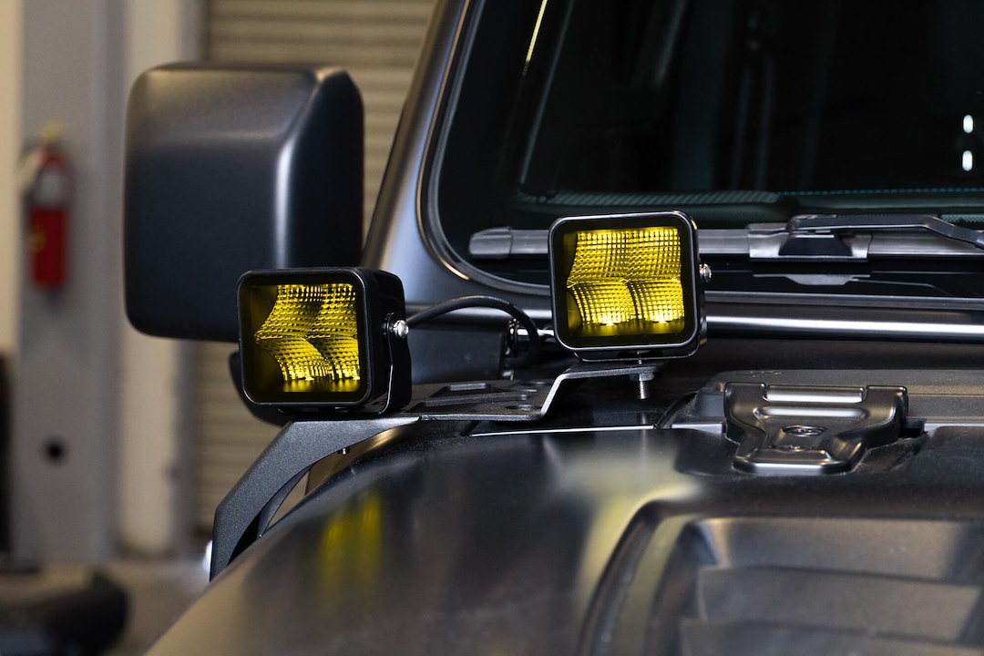 DV8 Offroad BE3EW40W-A Elite Amber Driving/Fog Pod
