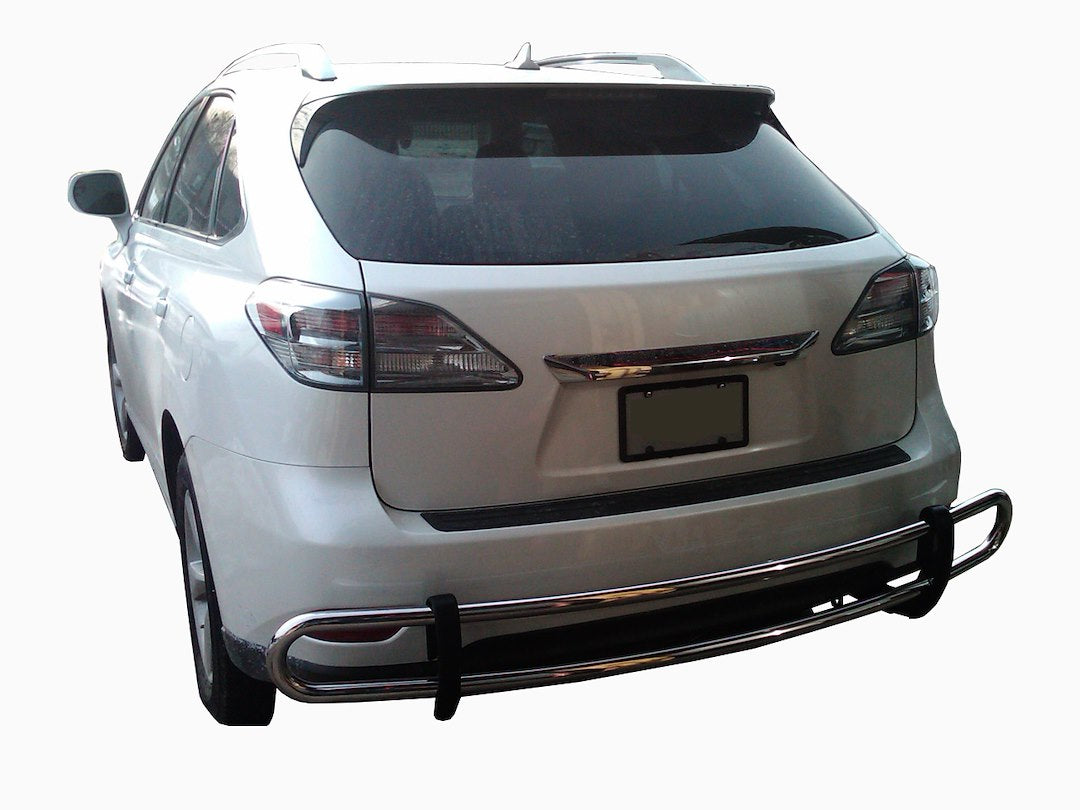 Black Horse Offroad 8D091016SS Polished Silver Stainless Rear Bumper Guard - image 2