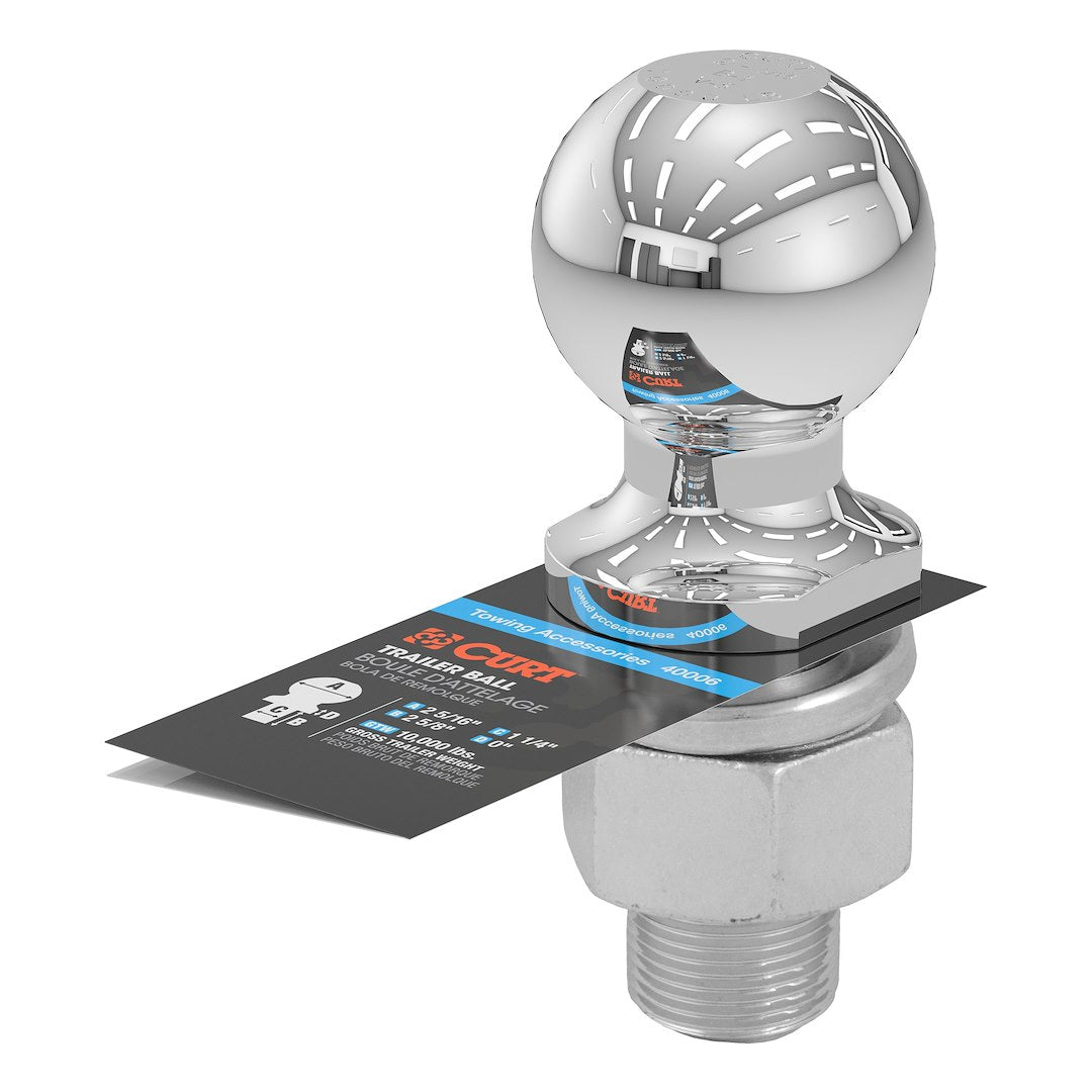 Curt 40006 Trailer Hitch Ball - image 2