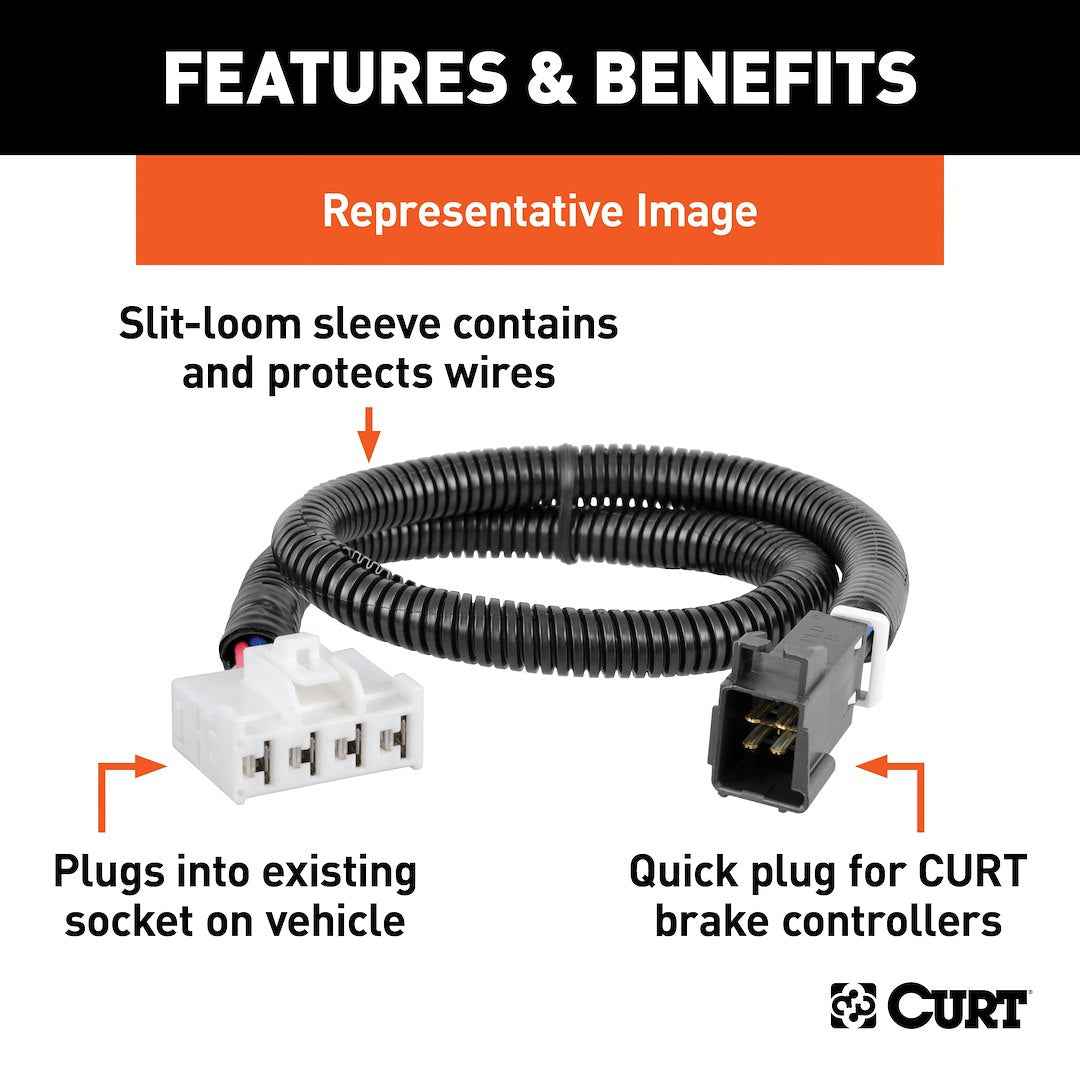 CURT Brake Harness - Chrysler/Dodge/Jeep, Factory Tow – 51447