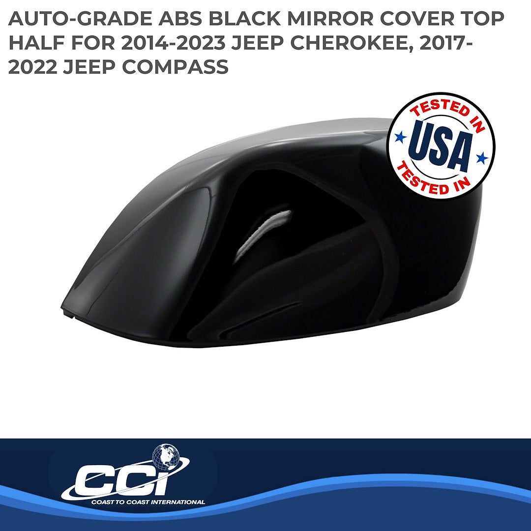Coast To Coast MC67532RBK Cherokee Gloss-Black Upper Mirror Trim Set - image 2