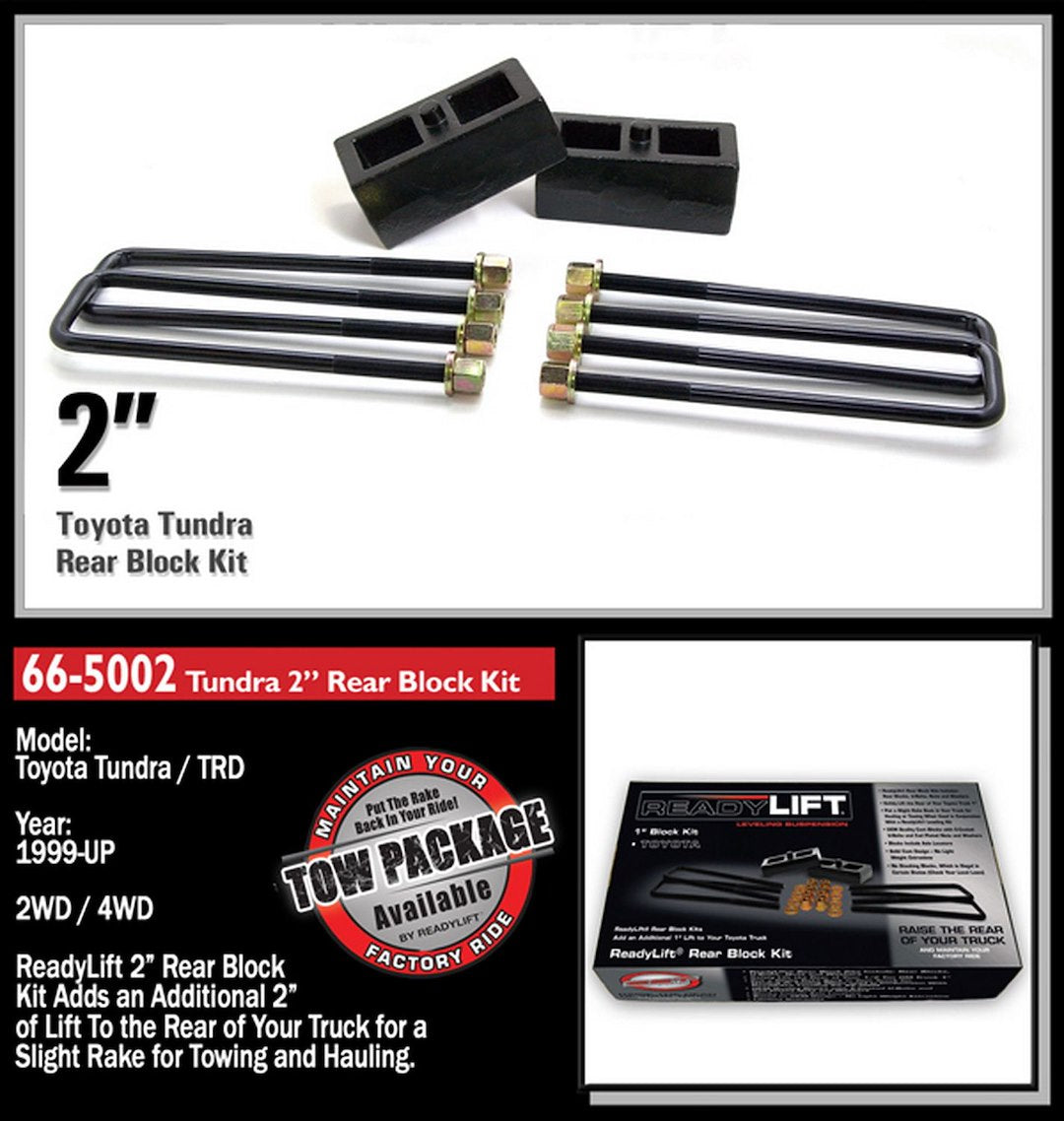 ReadyLift 66-5002 Tundra/Tacoma Suspension Block Set