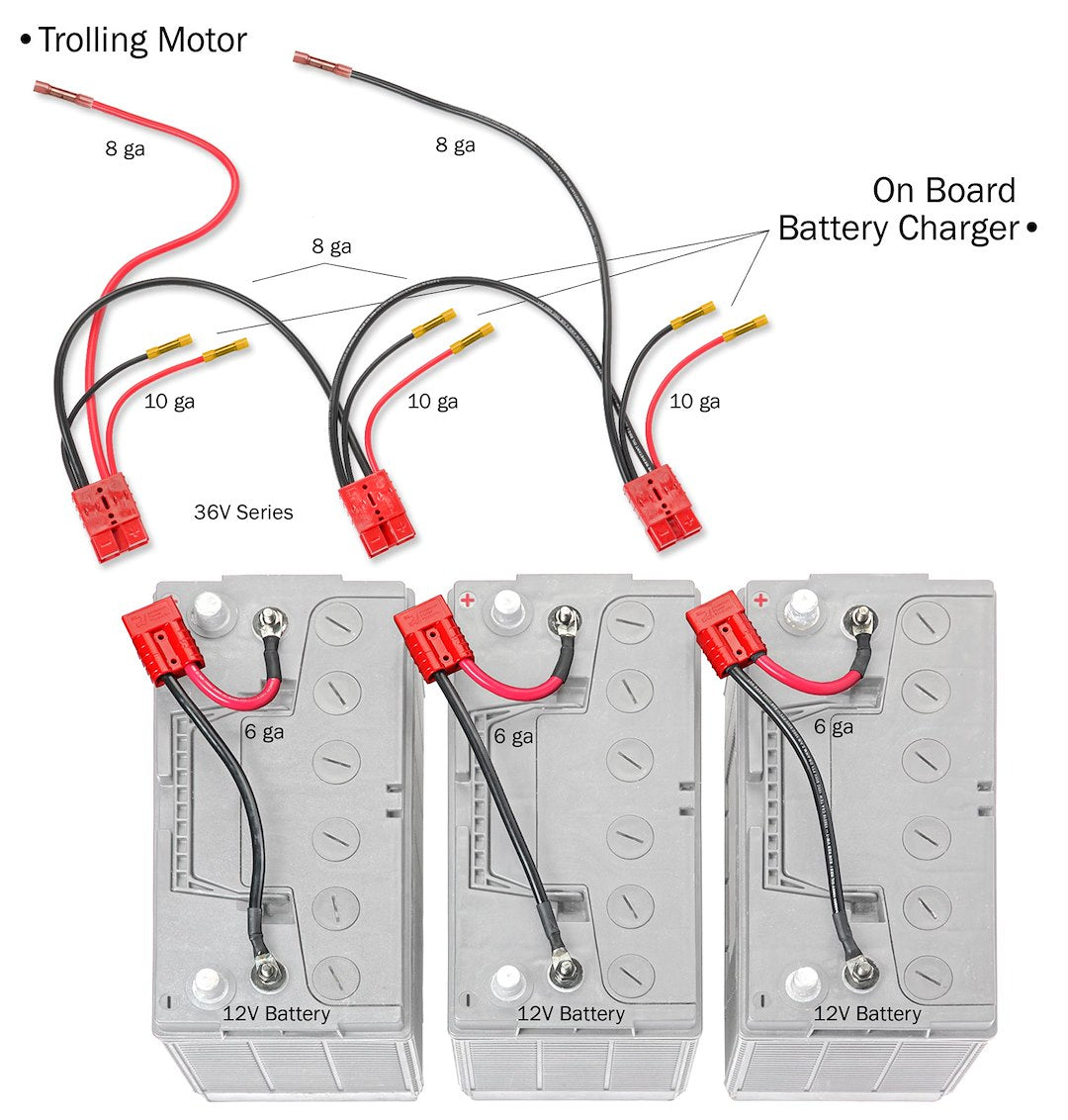Connect-Ease RCE36VBCHK Trolling Motor Marine-Grade Connection Kit - image 2