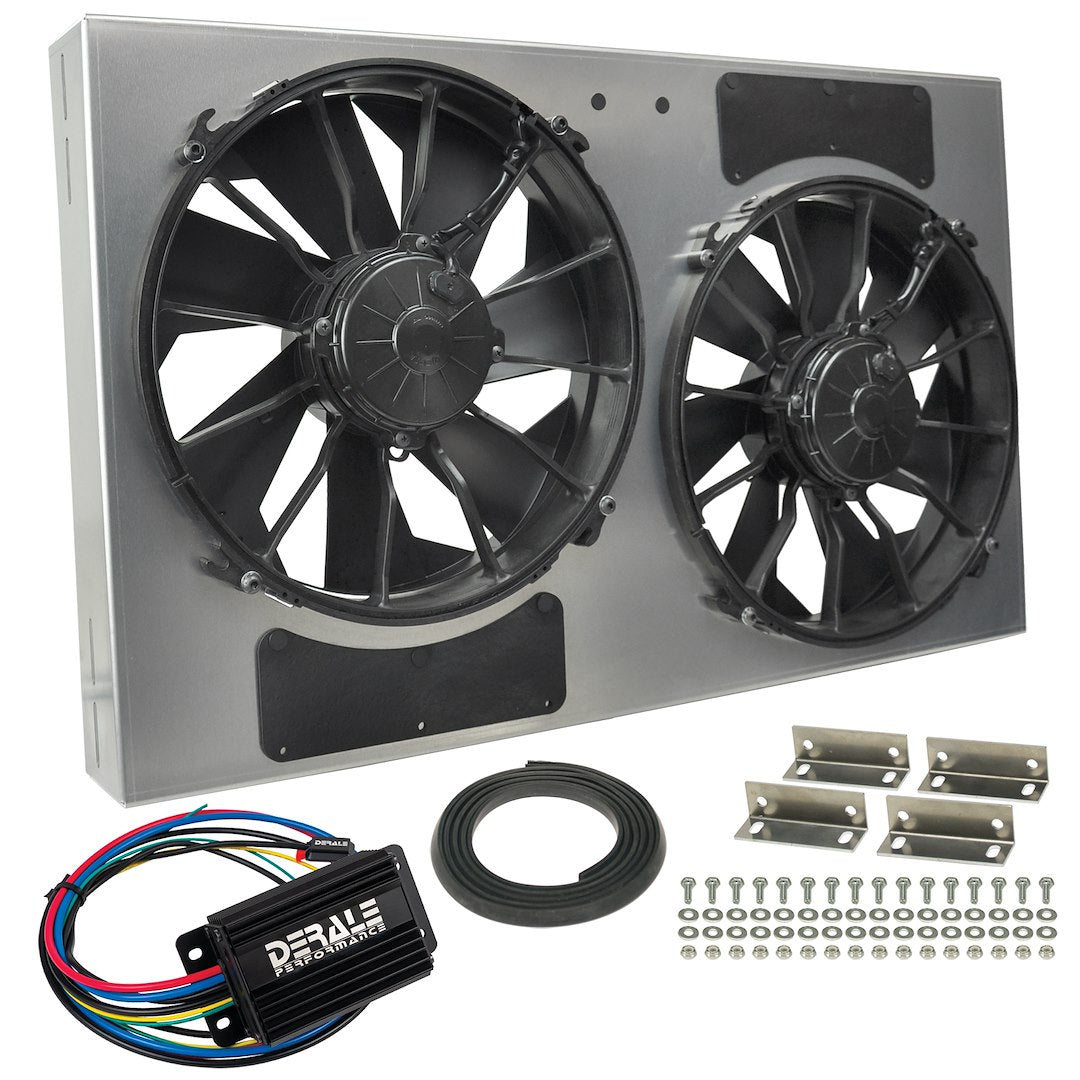 Derale 66838 Dual 12 in PWM Puller-Fan System - image 1