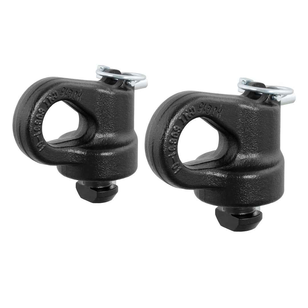 CURT Trailer Safety Chain Anchor - Drop-In, Set Of 2 – 60691