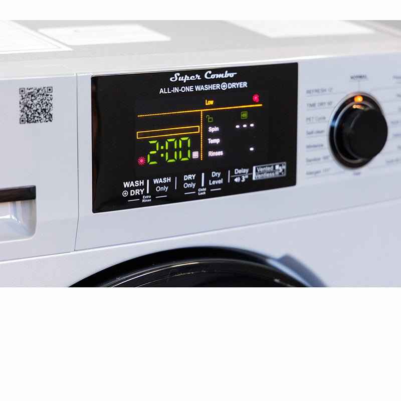 Pinnacle Appliances 22-4600 L S 15 lb Silver Washer Dryer Combo, Vented/Condensing, 110V – image 7