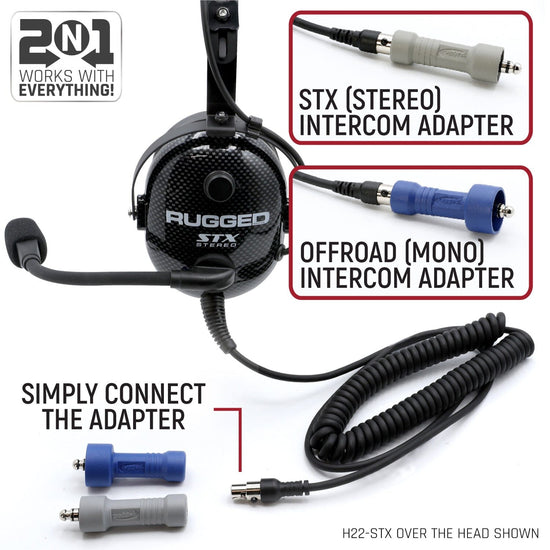 Rugged Radios H42-Stx Ultimate Alpha Audio Communication Headset