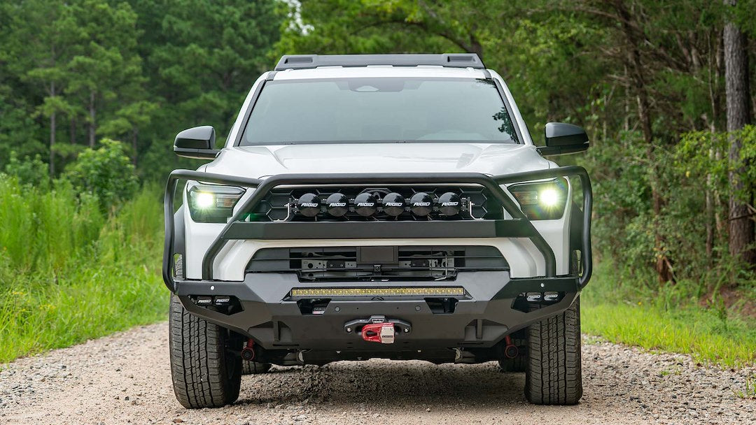 Fab Fours T425-X6850-1 Guarded Matrix Front Winch Bumper