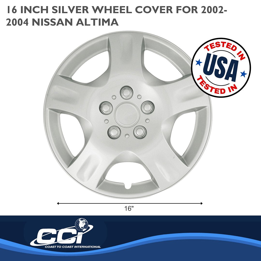 Coast To Coast B94216S Altima 16-Inch Five-Spoke Trim Set - image 2