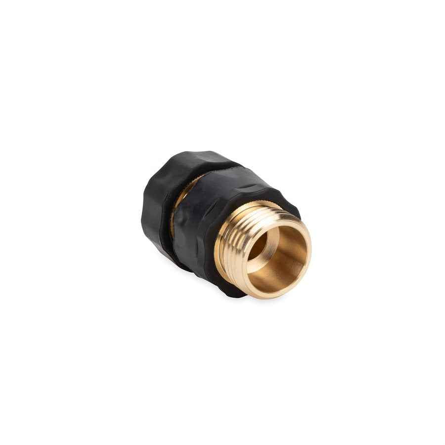 Camco 20135 Brass Quick Hose Connector with Automatic Shutoff