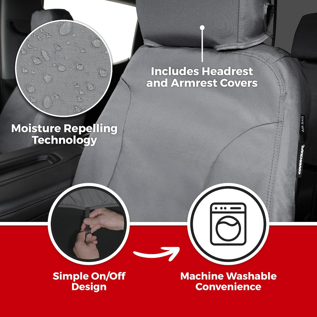 Covercraft SS8526WFBK Endura SeatSaver BO Bench Protection - image 3