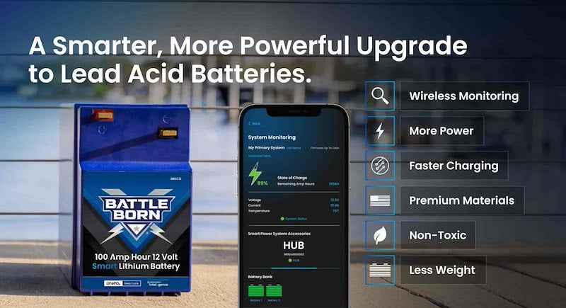 Battle Born Batteries BBGC2IH 12V GC2 Lithium Deep Cycle RV Battery 100Ah LiFePO4, Battle – image 10