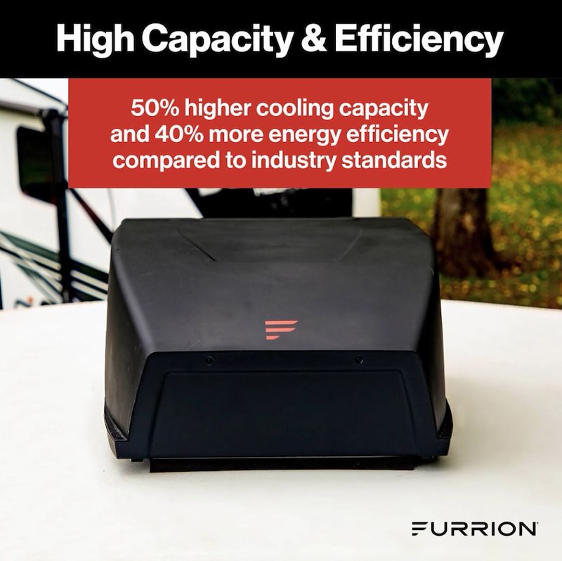 Furrion FACR13HESA2-BL-AM Chill HE Rooftop RV A/C 13500 BTU Black – image 6