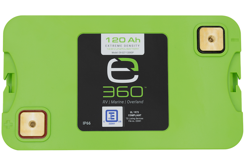 Expion 360 EX-G27-120-XD RV Marine Lithium Battery Expion360 Group 27 120Ah 12.8V – image 2