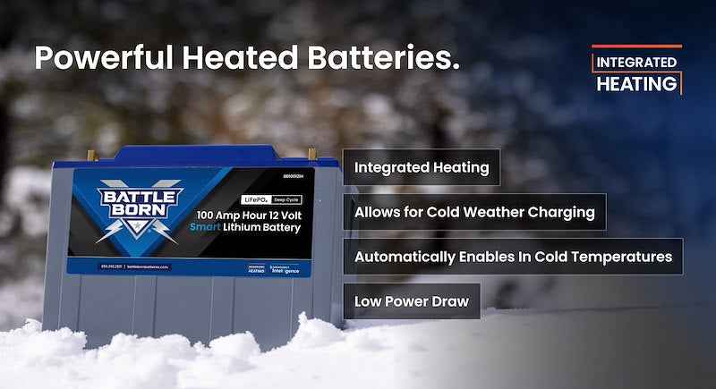 Battle Born Batteries BB10012IH Battle Born Smart Heated Lithium Battery Group 31 12V – image 9