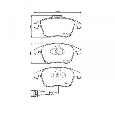 Hella Pagid 355014031 Disc-Brake Pad Set