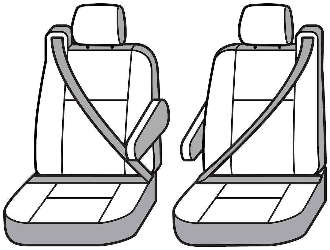 Covercraft SS3354PCCH SeatSaver Charcoal Style B Protection Set
