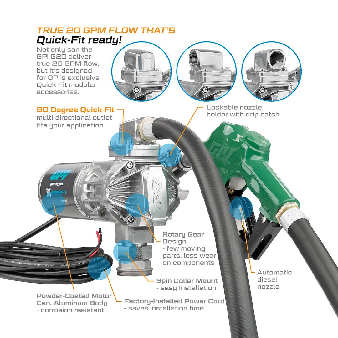 GPI 162000-03 Liquid Transfer Pump Assembly
