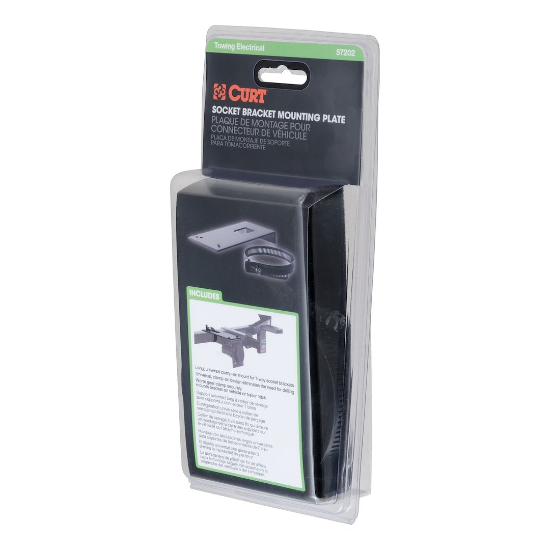 Curt 57202 Trailer Wiring Connector Mounting Bracket - image 2