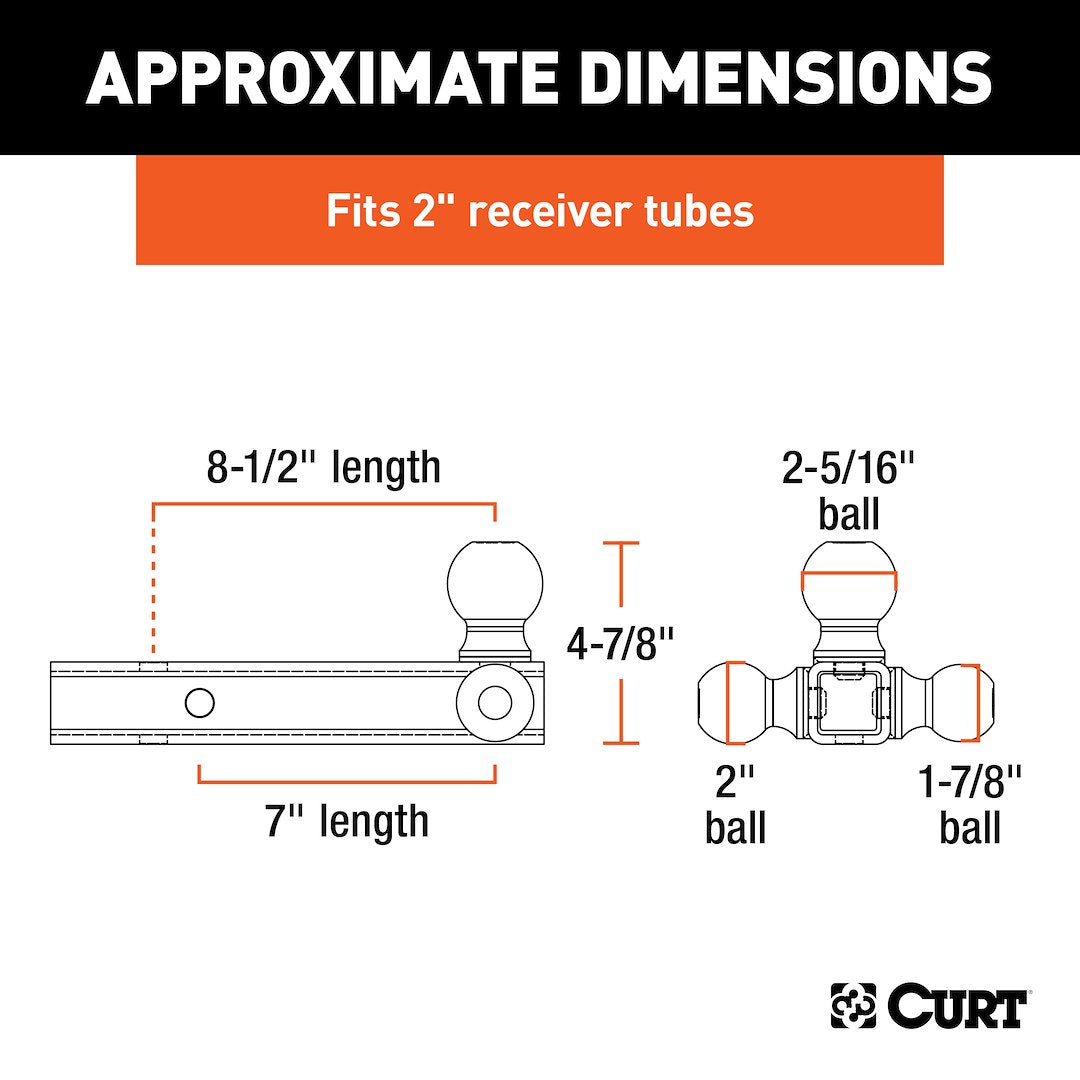 Curt 45650 Trailer Hitch Ball Mount - image 4