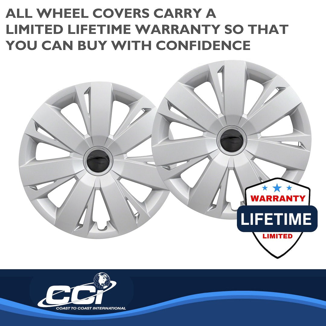 Coast To Coast 53716S Jetta 16-Inch Seven-Spoke Trim Set - image 4