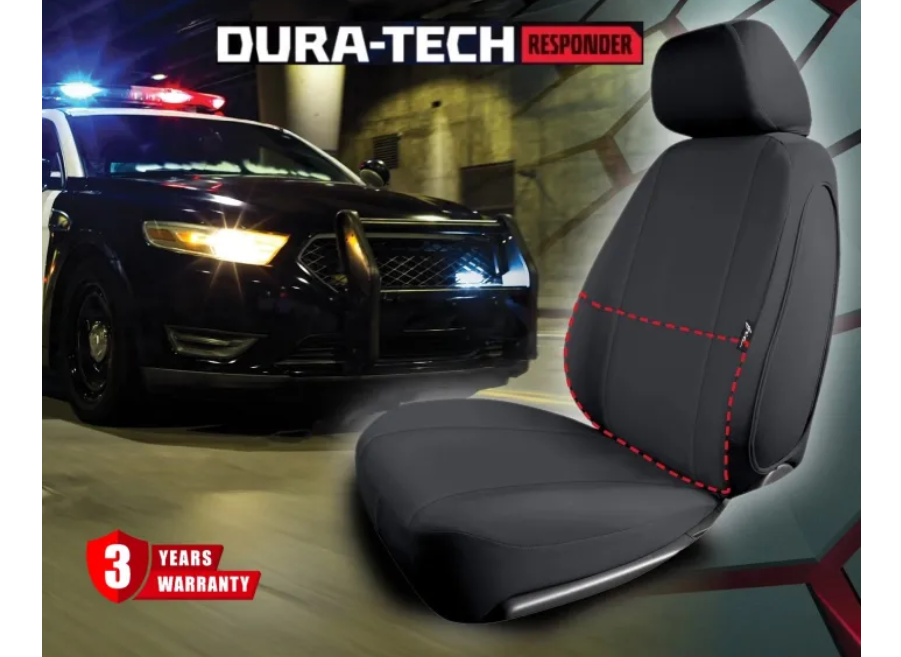 Fia DTR944P Black Dura-Tech Responder Commercial Seat Wrap