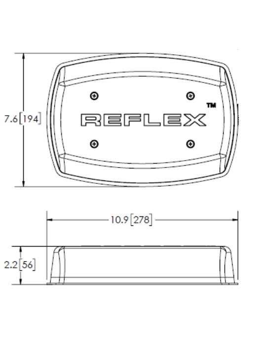 Ecco Elect 5550A Reflex LED Mini Warning Lightbar