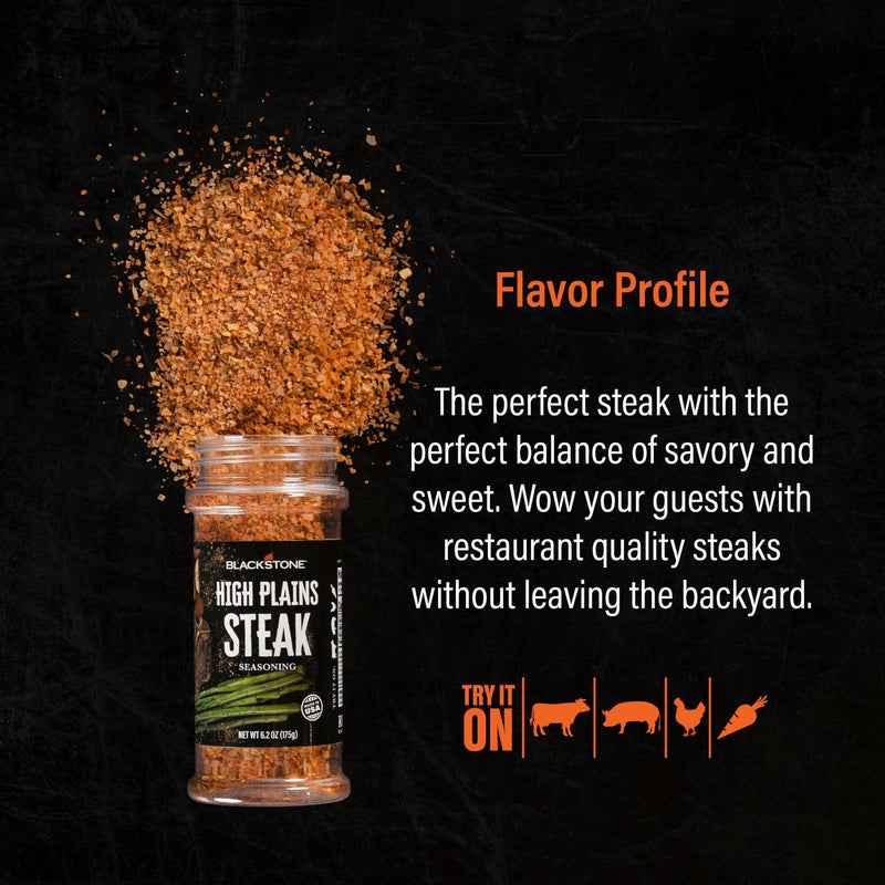Blackstone 4226 High Plains Steak Seasoning, 6.2-Ounce