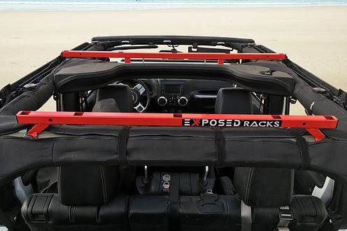 Exposed Rack 8-00-9703-RD Red Rear Crossbar for Roof Rack