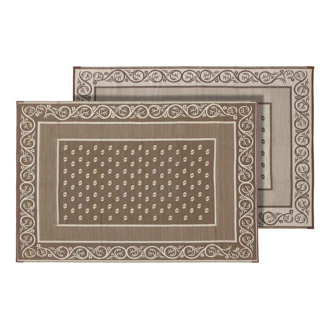 Faulkner Beige Reversible Patio Mat, 5 ft 8 Inches x 3 ft – 48824