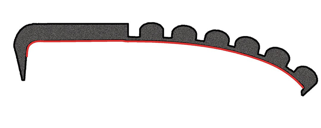 Pacer Performance 21-105 RailGard Pickup Tailgate Protection