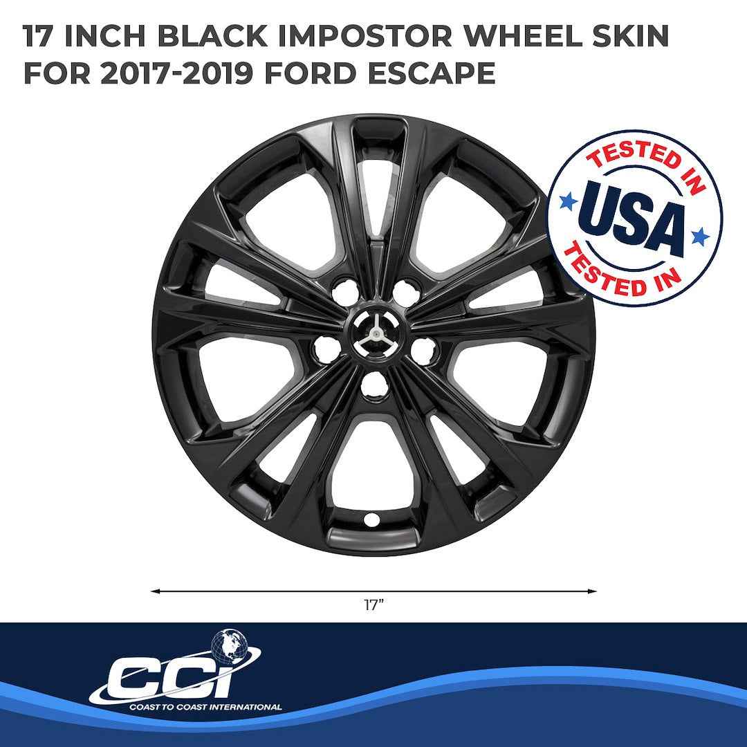 Coast To Coast IMP414BLK Escape 17-Inch Double-Spoke Skins