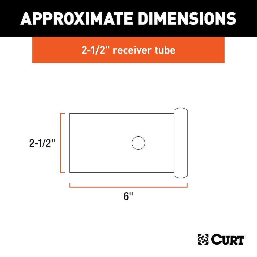 CURT Trailer Hitch Receiver Tube – 49516