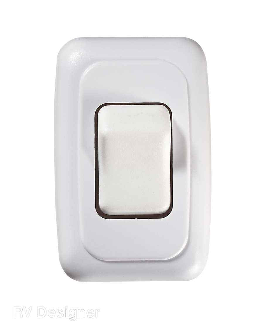 RV Designer Multipurpose Switch - White – S531