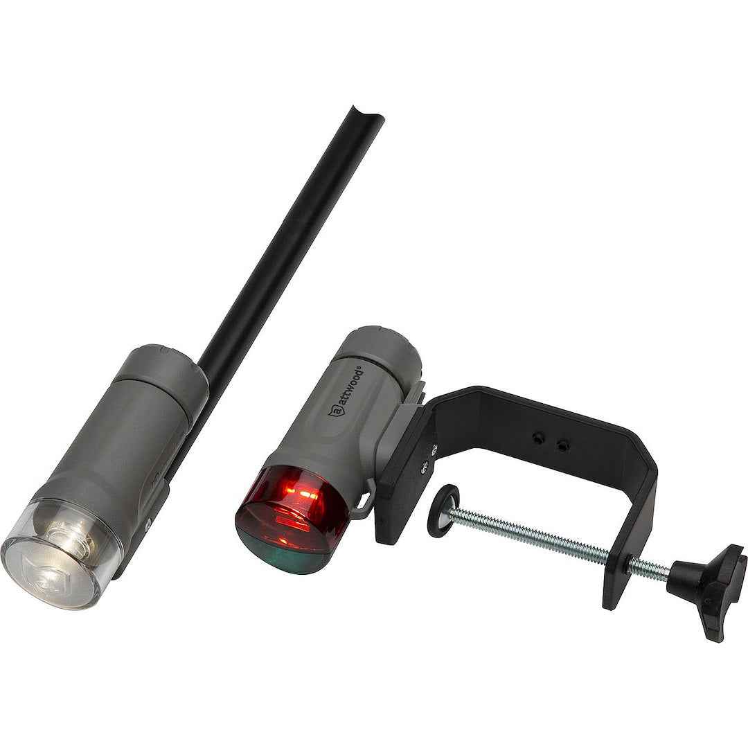 Attwood Marine Portable LED Bow and Stern Navigation Light Kit – 14190-7