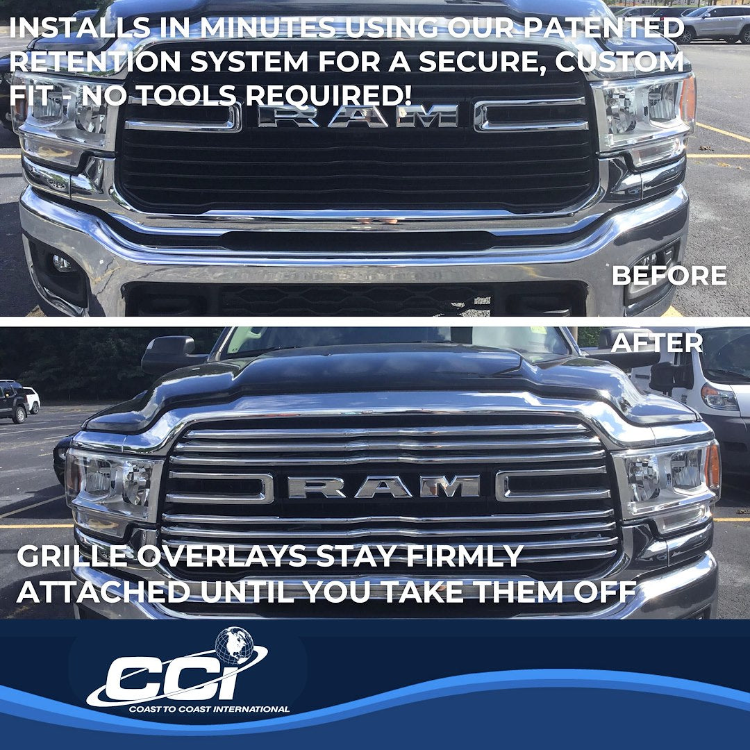 Coast To Coast GI170 Ram 2500 Chrome Bar Grille Trim - image 4