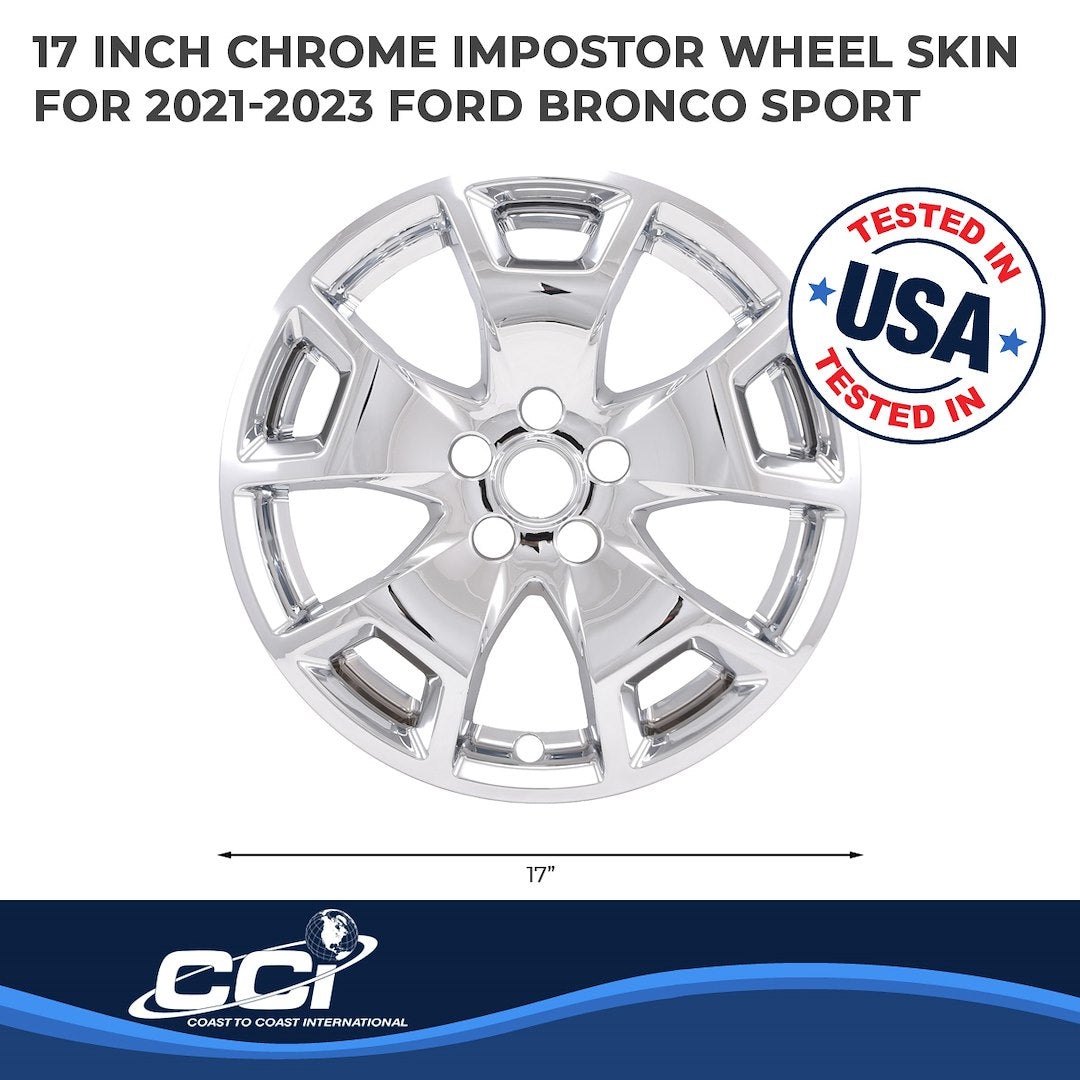 Coast To Coast IMP476X Bronco Sport 17-Inch Chrome Cover - image 3
