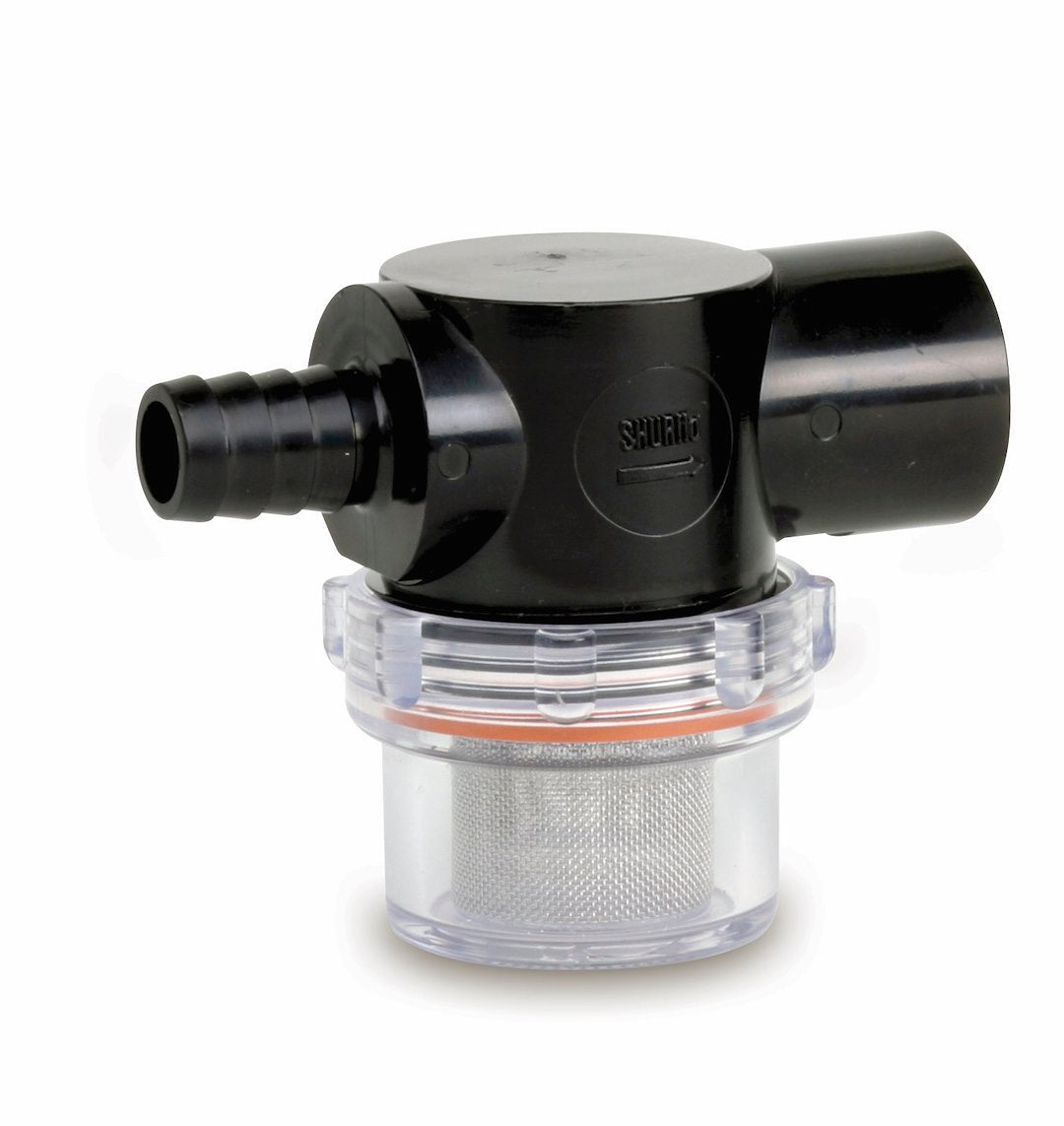 SHURflo Fresh Water Pump Strainer (255323) – Inlet Size: 1/2 Inch