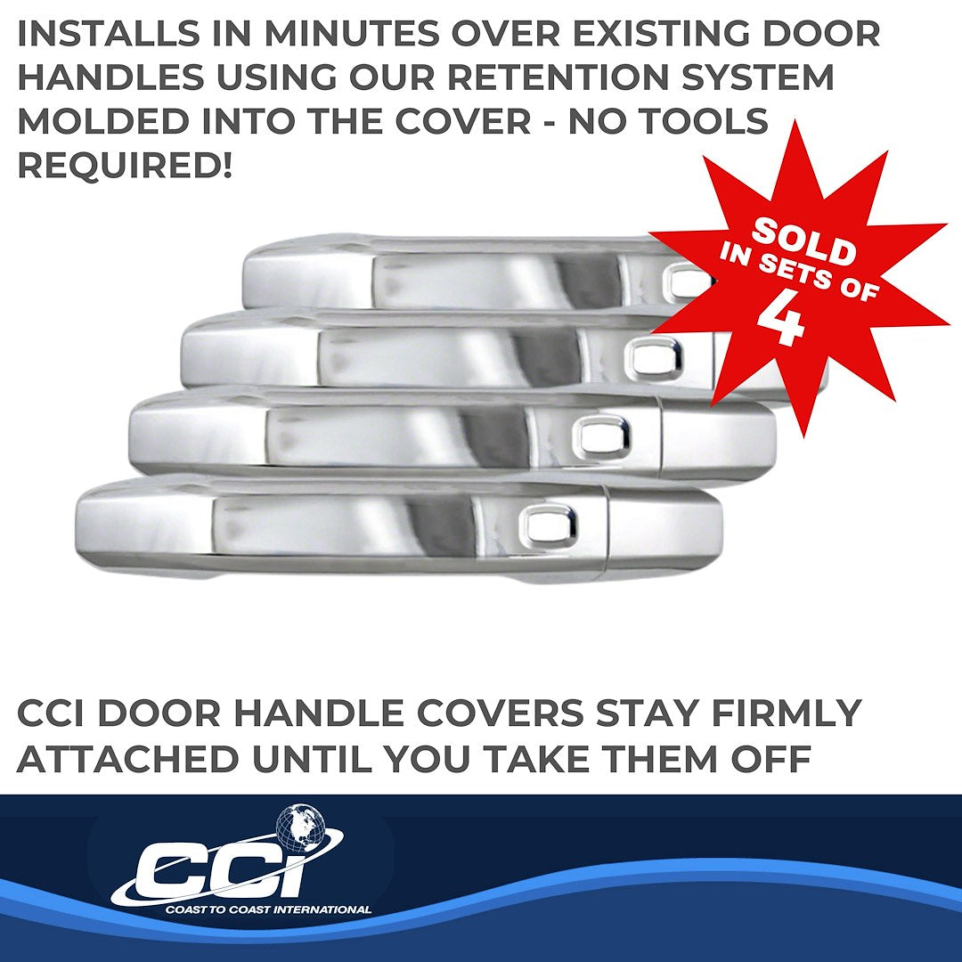 Coast To Coast DH68565S Tahoe/Yukon Chrome Smart-Key Overlay Kit - image 3