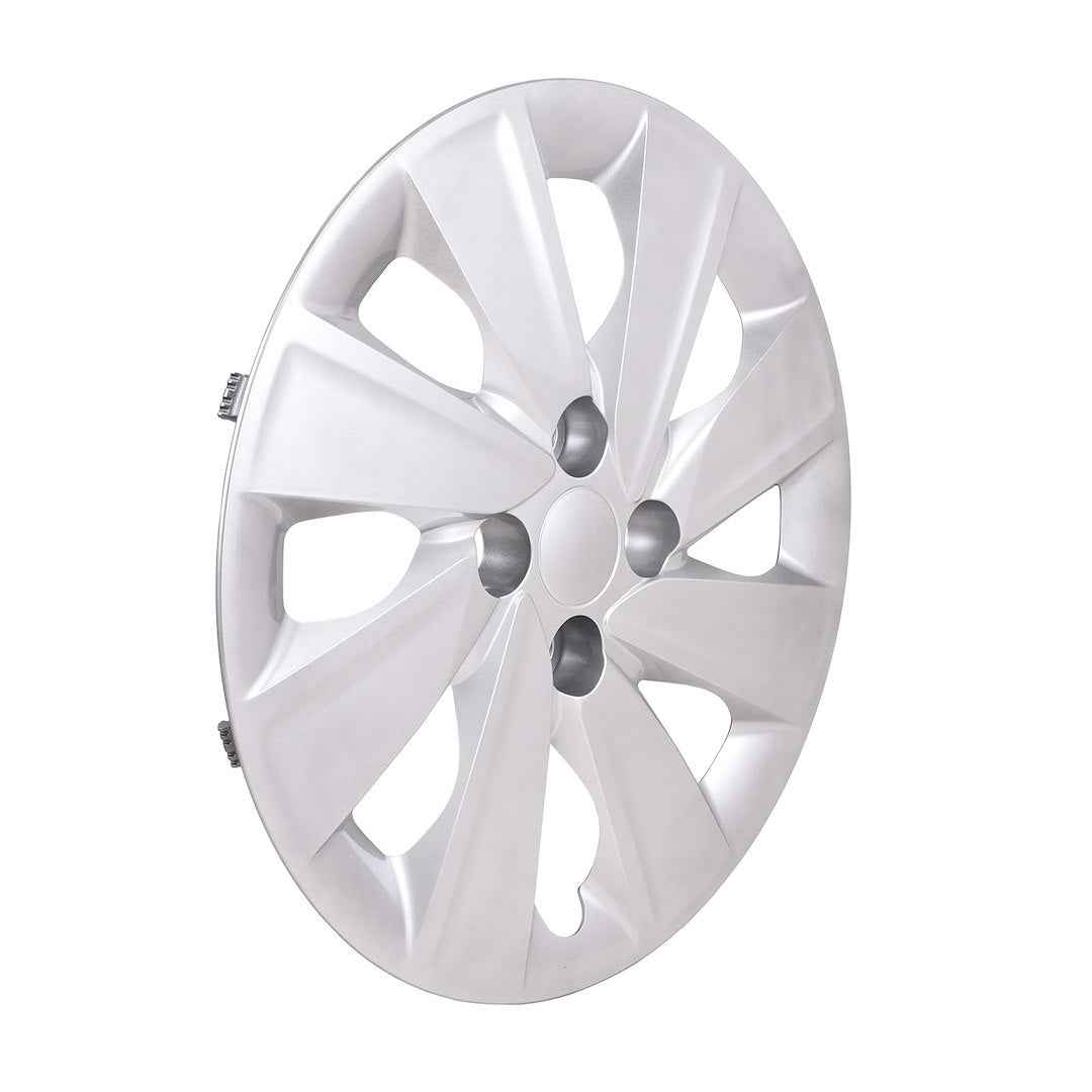 Coast To Coast 54915S Kia Rio 15-Inch Silver Snap-On Set