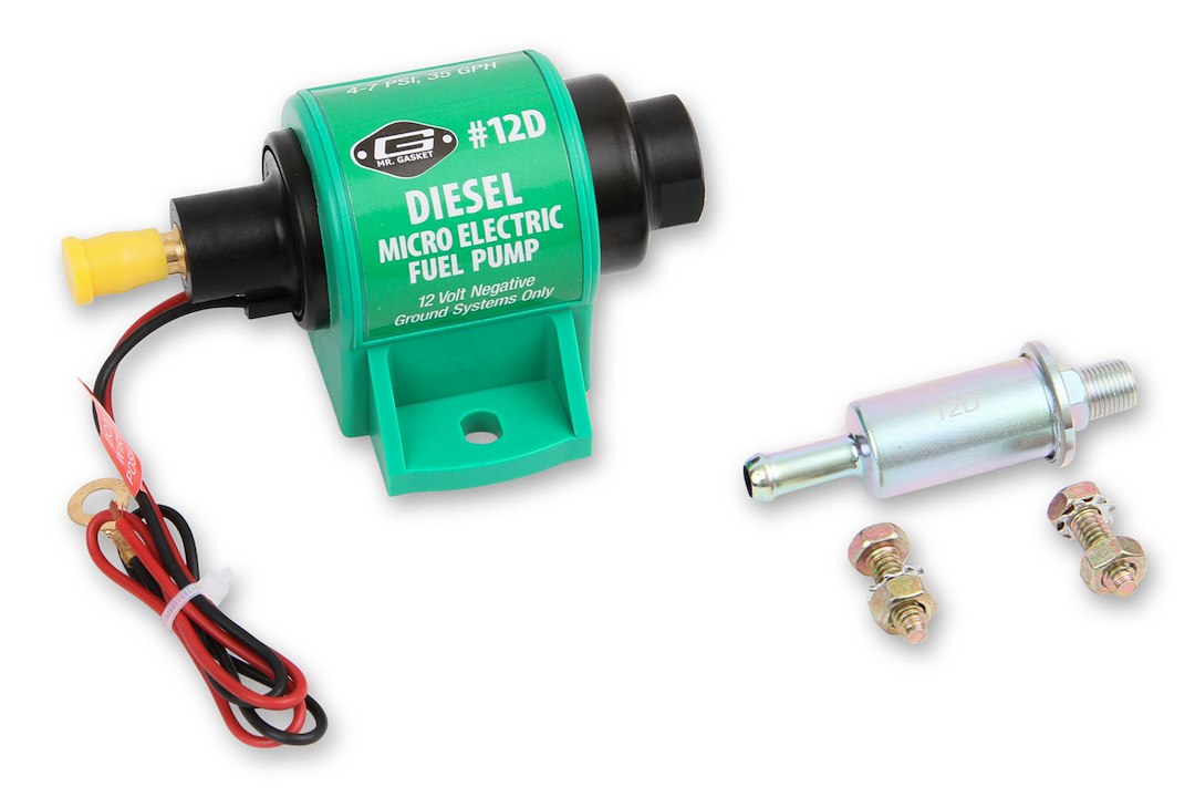 Mr. Gasket 12D Inline Electric Diesel-Transfer Pump