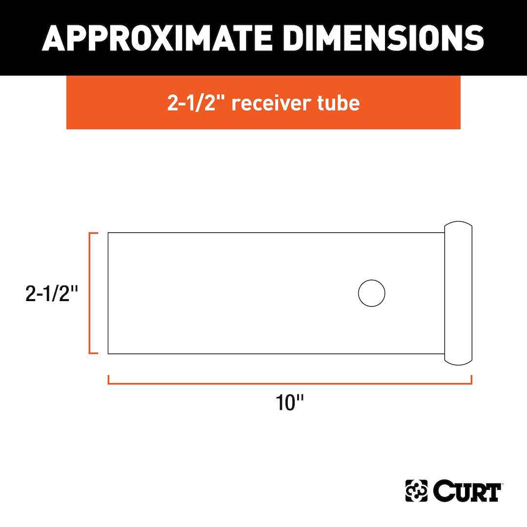 CURT Trailer Hitch Extension - 10 in – 49510