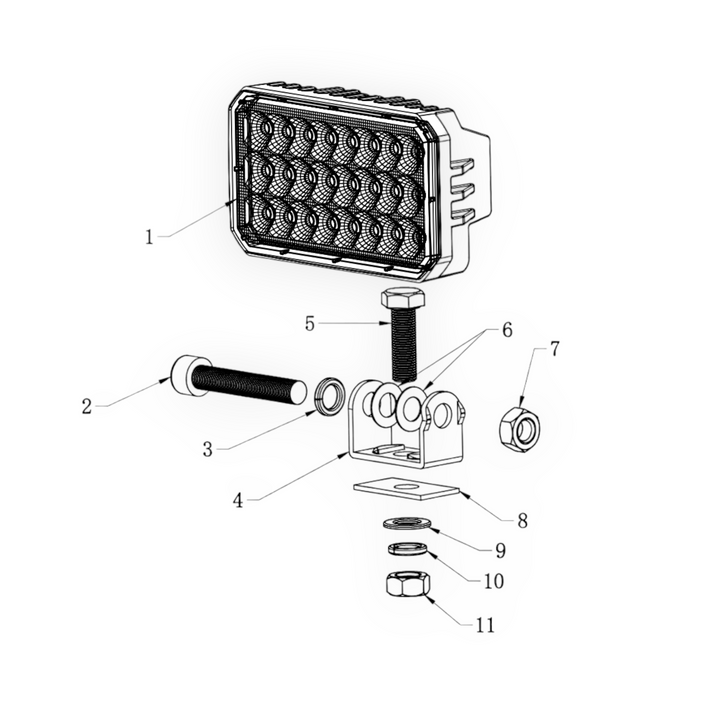 Builtbright BB44041 Work Pod Task White LED Work Light, 32W - image 5
