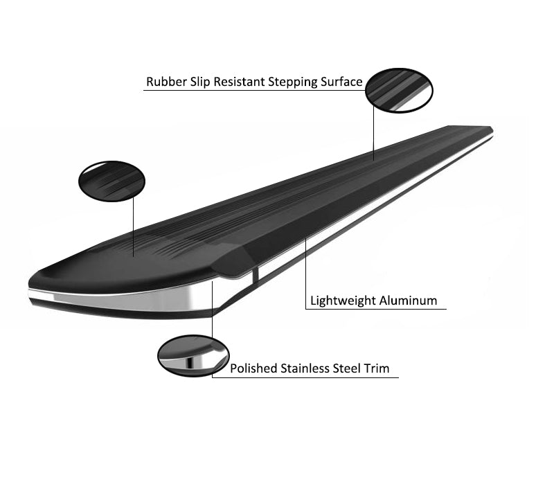 Black Horse Offroad EX-G770 Exceed Equinox/Terrain Fixed Black Boards - image 5