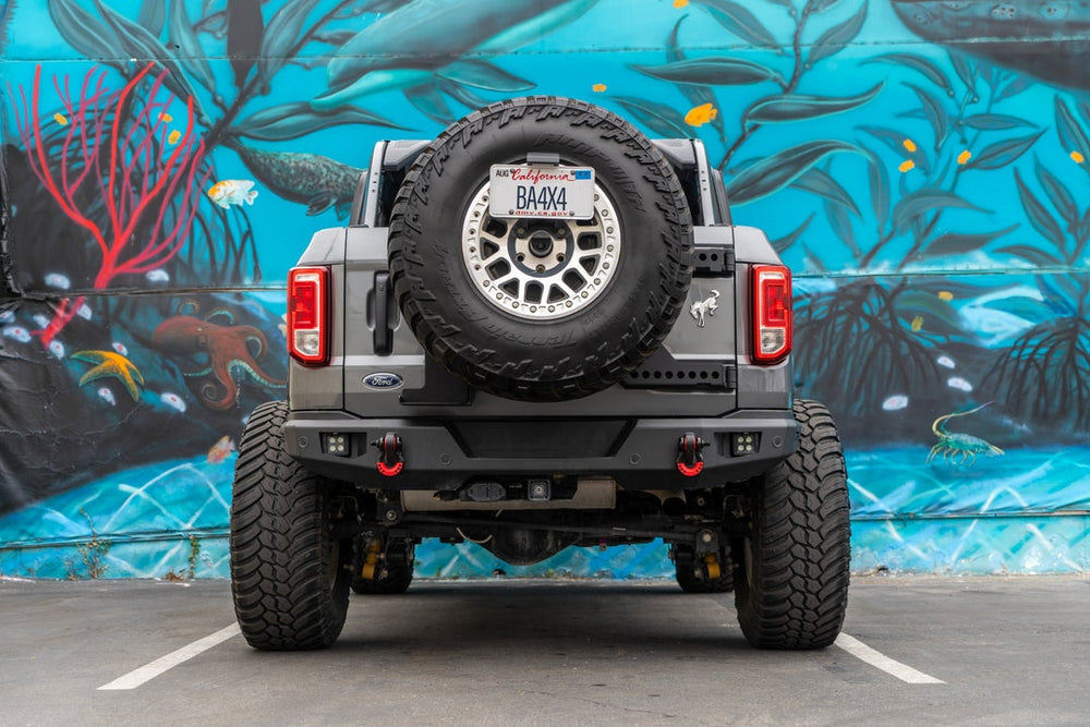 Body Armor FB-5290 Black Steel Bronco Hinge-Mount Tire Carrier - image 5