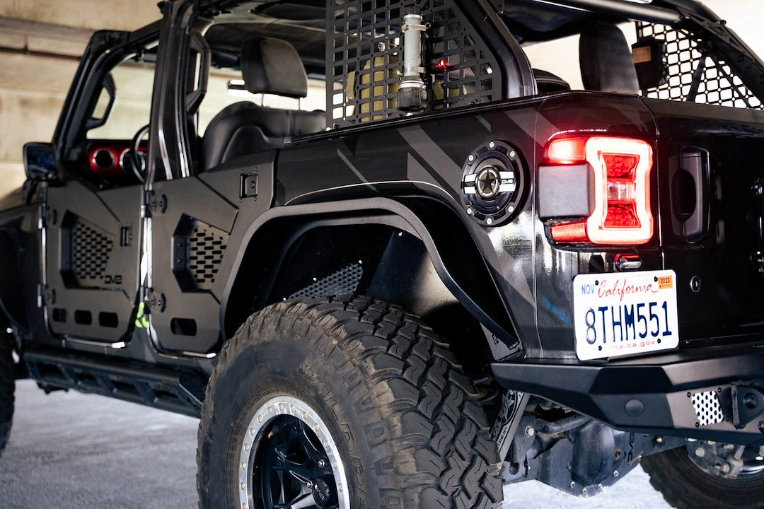 DV8 Offroad FDJL-07 Slim Flat Fender Flares