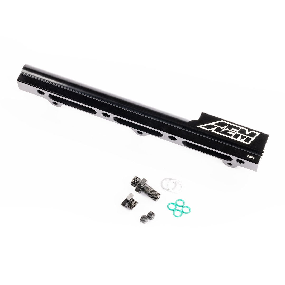 AEM Electronics 25-100BK Integra/CR-V Aluminum Fuel Rail, Black - image 1