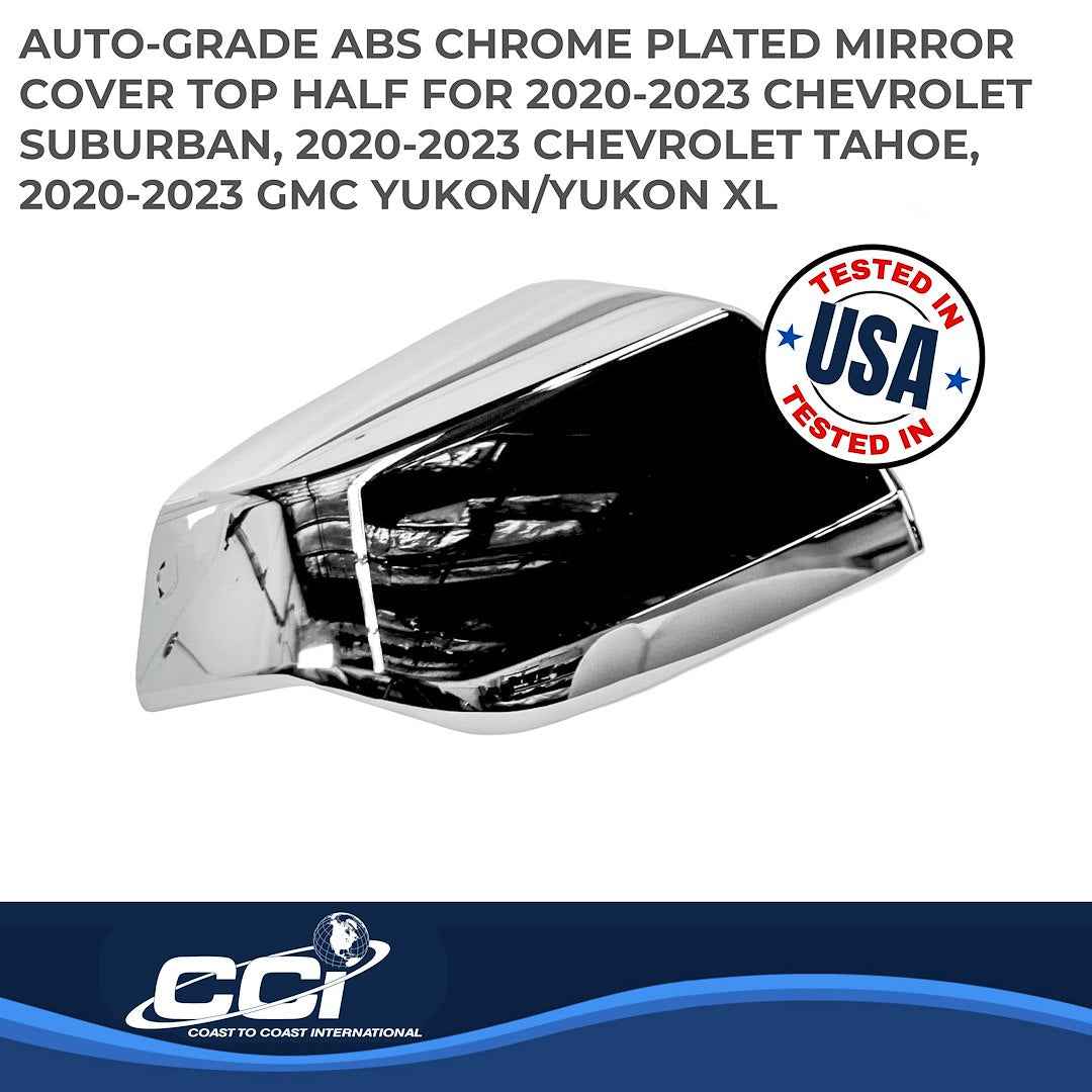 Coast To Coast MC67548 Tahoe/Yukon Silver Upper Mirror Trim Set