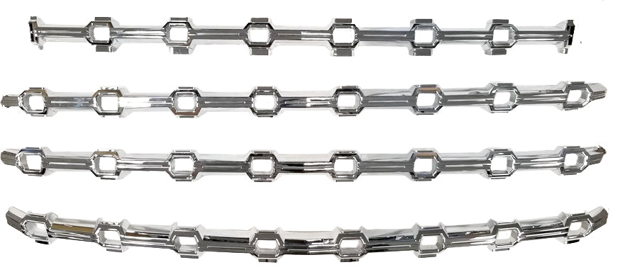 Coast To Coast GI183 Tahoe LS Chrome Bar-Style Grille Trim - image 1